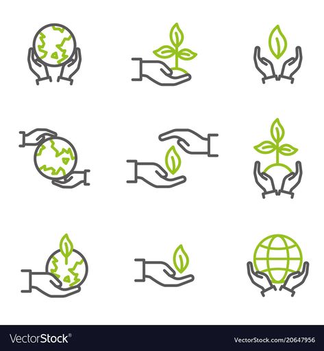 Plants Logo, Vert Nature, Punk Symbols, Plant Symbol, Eco Project, Photo Yoga, Nature Symbols, Plant Logos, Ecology Design