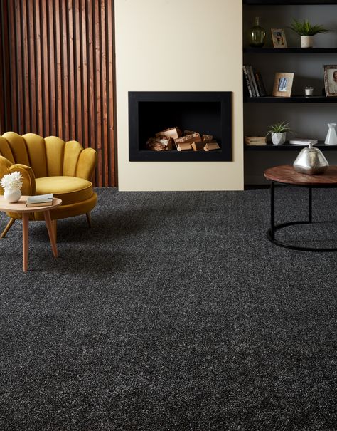 Plush, soft, and luxurious are just a few ways our customers would describe our Matterhorn Anthracite, a beautiful deep pile carpet consisting of dark, stormy greys with flecks of contrasting white shades and a warm, comfy feel beneath your toes. This saxony style range is the perfect combination of style and class, along with being an extremely practical choice for your home. Expertly crafted from 100% polypropylene fibres, our Matterhorn carpet range is not only stain resistant but is also ble