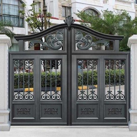 Grill Gates Design, Mean Gate Design, Simple Gates Design, Entrance Gates Design For Home, Gate Grill Design Modern, Exterior Grill Design, Simple Iron Main Gate Design, House Gate Entrance, House Gates Entrance