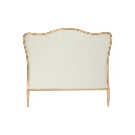 One Allium Way Quintanar Upholstered Panel Headboard & Reviews | Wayfair Upholstered Panel Headboard, Linen Headboard, Oak Trim, Headboard Decor, Queen Headboard, Wood Headboard, Upholstered Panels, Online Furniture Shopping, Panel Headboard