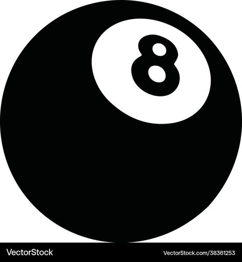 8 Ball Illustration, 8 Ball Pool, Bicep Tattoo, Pool Ball, Ball Pool, Billiards Pool, Pool Cues, Widget Icon, 8 Ball