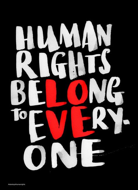 One for all, all for one! "Human Rights"  Deuchars Marion United Kingdom  #Regràfica Human Right Poster, Poster Ideas Graphic Design, Human Rights Poster, Brown Template, Human Rights Quotes, Universal Declaration Of Human Rights, Equality Quotes, Iconic Posters, World Drawing