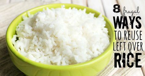 8 Ways to Reuse Leftover Rice - Eating on a Dime Jasmine Rice Recipes, Pressure Cooker Rice, Teriyaki Chicken And Rice, White Rice Recipes, Cooking Jasmine Rice, Arroz Frito, Perfect Rice, Haitian Food Recipes, Cooking White Rice