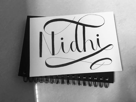 Nidhi Jain on Instagram: “My name in fancy letters💫 . Day 10 ; task no.10 . Swipe” Nidhi Name Wallpaper, Hande Ercel Style, Name Drawings, 3d Sketch, Lord Wallpapers, Shiva Lord, Name Signature, Name Pictures, Clock Wallpaper