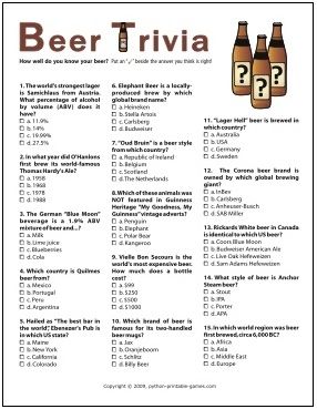 beer party ideas | ... Party Ideas and Games › Adult Party Ideas › Beer Tasting Party Beer Trivia, Beer Party Theme, Octoberfest Party, Beer Birthday Party, Beer Facts, Beer Games, Beer Tasting Parties, Oktoberfest Party, Beer Theme