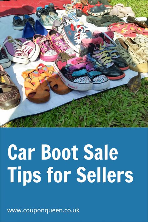 Car Boot Sale Tips for Sellers #makemoney #reselling Car Boot Sale Display, Car Boot Sale, Car Boot, Making Extra Cash, Declutter Your Home, Selling Clothes, Extra Cash, Boots For Sale, Money Saving