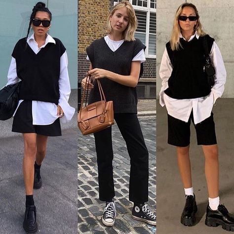 Vest Street Style, Knit Vests, Vest Outfits For Women, Tennis Outfits, Tennis Skirt Outfit, 90s Inspired Outfits, Beauty Inspo, Yes Or No, Tennis Clothes