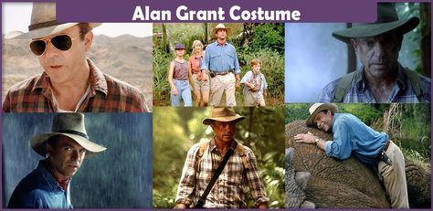 Alan Grant Costume Alan Grant, Jurassic Park, Halloween