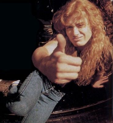 Thumbs up, Dave Mustaine! David Ellefson, Dave Mustaine, Kirk Hammett, Arte Inspo, Band Photos, Heavy Metal Bands, Thrash Metal, Music Stuff, Hard Rock