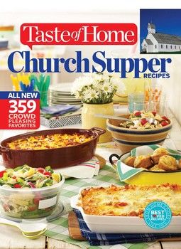 Taste of Home Church Supper Recipes Brunch Egg Bake, Brunch Salad, Barbecue Chicken Wings, Honey Barbecue, Baking Cookbooks, Supper Recipes, Potluck Recipes, Soup And Sandwich, Salad Side Dishes