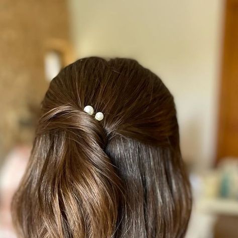 Mallorca Bridal Hair & Makeup by Lauren on Instagram: "Favourite half up half down variation? 1, 2 or 3? 😍 

There’s no denying this hair style is here to stay for brides and bridesmaids alike! I love that it can be customised so much to any wedding dress or personality.  It also provides a great anchor point for your veil!

#mallorcahairstylist #mallorcaweddings #bridalhairinspo #weddinghairinspo #halfuphalfdown #bridesmaidshairstyles #bridalhairstyles 

Mallorca Wedding Hair | Bridal Hairstyle Ideas" Bridal Hairstyle Ideas, Wedding Hair Bridal, Mallorca Wedding, Bridal Hair Makeup, Bridal Hairstyle, Bridal Hair And Makeup, Half Up Half Down, Brides And Bridesmaids, Half Up