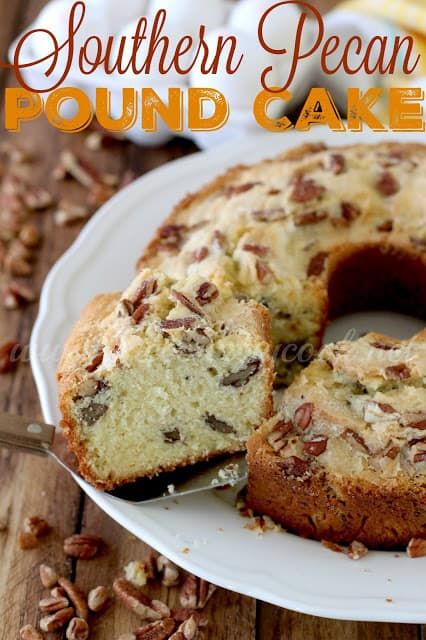 Perfect Pound Cake Recipe, Pecan Pound Cake, Southern Cooking Recipes, Salty Cake, Pound Cakes, Beef Soup, Bundt Pan, Pound Cake Recipes, Southern Cooking