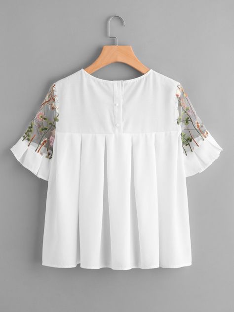 Fancy Tops, Trendy Dress Outfits, Fashion Tops Blouse, Sleeves Designs For Dresses, Trendy Fashion Tops, Pleated Top, Stylish Dresses For Girls, Fashion Attire, Designs For Dresses