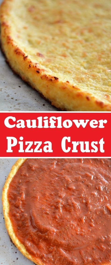 Healthy Pizza Crust, Pizza Lasagna, Cauliflower Pizza Crust Recipe, Pizza Crusts, Cauliflower Pizza Crust, Low Carb Low Fat Recipes, Breakfast Low Carb, Healthy Low Carb, Cauliflower Crust