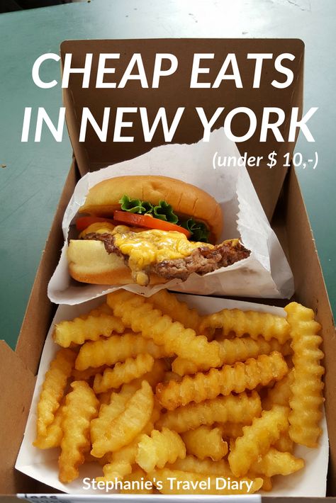 New York Cheap Eats, Family Vacation Meals, Cheap Eats Nyc, Dumbo New York, New York Trip Planning, Places In Nyc, New York Eats, York Christmas, Famous Food