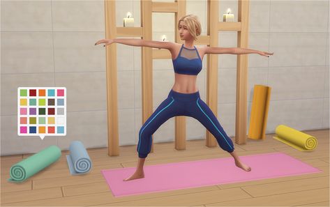 Yoga Mats – Veranka S4CC Sims 4 Cc Activities And Skills, Standing Decorations, Sims 4 Skills, Cc Folder, Cc Sims4, Muebles Sims 4 Cc, Cc Furniture, Sims 5, The Sims 4 Packs