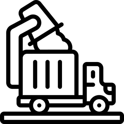 Garbage Truck, Free Icon, Nature Design, Web Font, Icon Font, Vector Icons, Vector Free, Cricut, Rubbish Truck