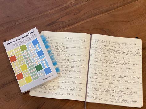 How to Take Smart Notes: A Step-by-Step Guide - Nat Eliason How To Take Smart Notes, Antinet System, Take A Note Planner, Note Layout Ideas, Note Cards Study, Notes On Books, Note Taking Ideas, Organizing Notes, How To Take Notes