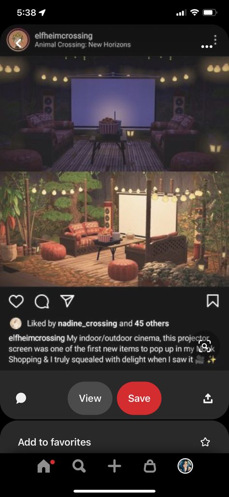 Animal Crossing Movie Screen, Drive In Movie Animal Crossing, Outdoor Movie Area Acnh, Acnh Outdoor Theater Design, Movie Theatre Animal Crossing, Movie Area Animal Crossing, Animal Crossing Projector Screen, Animal Crossing Movie Theater Design, Acnh Island Set Up