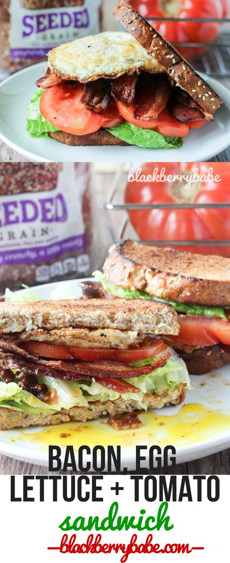 Lettuce Tomato Sandwich, Lettuce Sandwich, Seeded Bread, Seeded Bread Recipes, Egg Tomato, Farm Harvest, Tomato Sandwich, Pepperidge Farm, Best Instant Pot Recipe