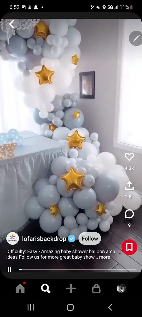 Gender Reveal Ideas Clouds, A Dream Come True Baby Shower Theme, Were Over The Moon Baby Shower Ideas, Starry Baby Shower Theme, Moon Star Baby Shower Theme, Moons And Stars Baby Shower Ideas, Wish Upon A Star Baby Shower Ideas, Dream Come True Baby Shower Theme, Cloudy Baby Shower Theme