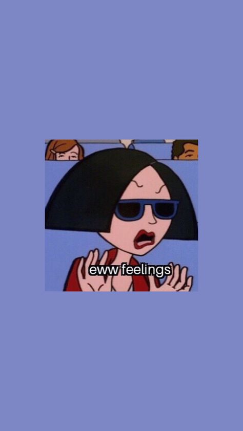 Daria Aesthetic Wallpaper, Eww Feelings, Sarcastic Wallpaper, Black Love Artwork, Jane Lane, Afghan Songs, Cartoons Dp, Iphone Wallpaper Cat, Sassy Wallpaper