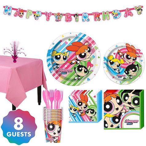 The Powerpuff Girls Party Supplies - The Powerpuff Girls Party | Party City Powerpuff Girls Decorations, Powerpuff Girls Party, Birthday Themes For Girls, Party Themes For Girls, Winter Party Themes, 100 Birthday, Fall Party Themes, Girls Party Decorations, Balloons Decorations