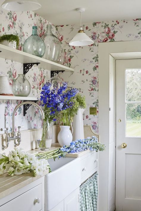 Tiny cottage kitchen