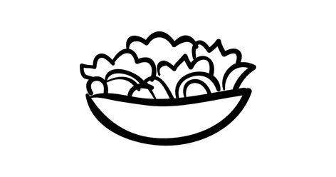 Drawn Food, Food Clips, Search Icon, Free Icon, Food Drawing, Edit Icon, Salad Bowl, More Icon, Web Font