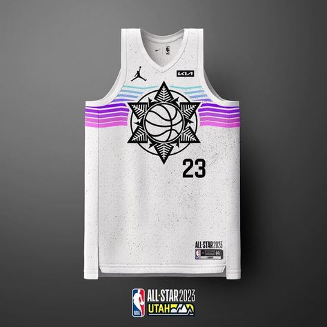 Nba New Jersey Design 2022, Nba All Star Jersey 2023, Nba Concept Jersey, Basketball Jersey Design 2023, Nba Jersey Design, Basketball Jersey Design Ideas Sports, Cool Basketball Jerseys, Best Nba Jerseys, Jersey Design Basketball