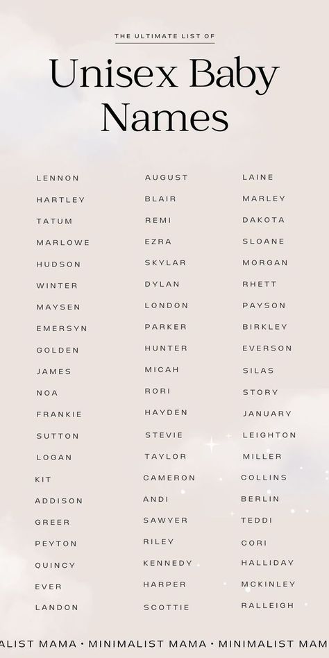 Searching for cute baby names, but don't love all the frou-frou options out there? These super cool 'boy names for a girl' are actually FLYING up the baby name charts - and I bet you didn't even realize! Save these gender neutral baby names to your list of baby names *today*! Unique Gender Neutral Names, Greek Boy Names, Italian Boy Names, Middle Name Ideas, Gender Neutral Baby Names, List Of Baby Names, Neutral Baby Names, Cool Last Names, Country Boy Names