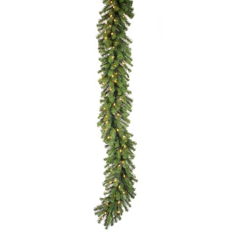 Vickerman Douglas Fir Artificial Christmas Garland with PVC Tips and lights. Wrap this garland around a banister or drape it over a mantle to create a cozy holiday feel. This beautiful garland features traditional PVC tips for a lush, full look. Size: 9' x 14". Color: MultiColored. Led Garland, Pre Lit Garland, Holiday Picks, Artificial Christmas Garland, Mini Lights, Costumes Couples, Pine Garland, Artificial Garland, Berry Garland