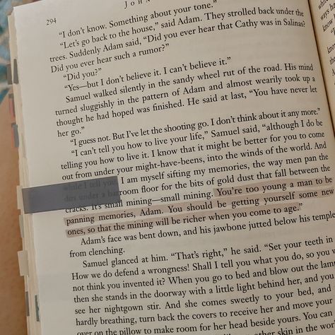 East Of Eden Book, East Of Eden Quotes, Books Annotations, Gatsby Book, East Of Eden, John Steinbeck, Book Annotation, Big Sis, Book Reading