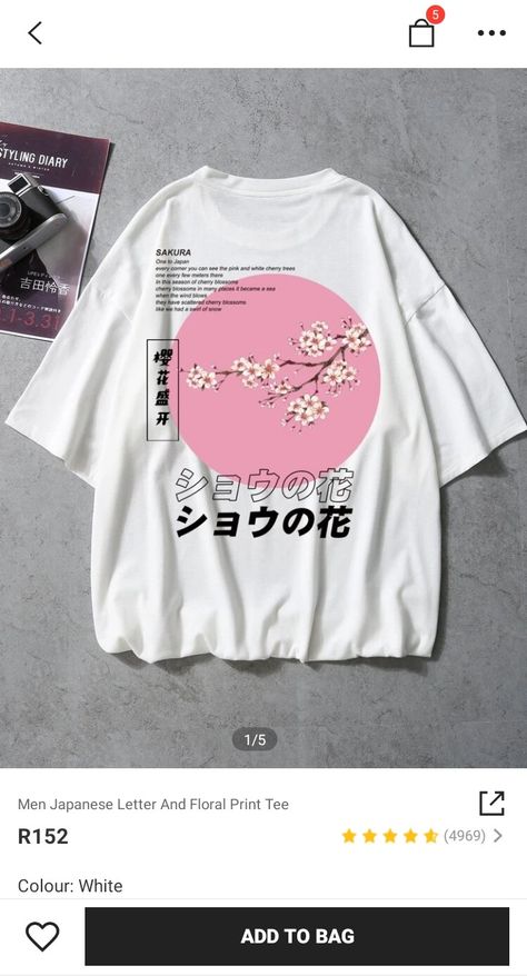 Pink and white Japanese writing graphic tee Japanese Pattern Tshirt, Cute Tshirts Designs, Japanese T Shirt Design, Aesthetic Tshirt Design Ideas, Streetwear Tshirt Design, Graphic Shirt Design, Shirt Logo Design, Tee Shirt Fashion, Shirt Design Inspiration