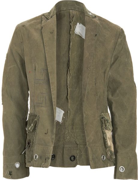 GREG LAUREN* Soft Shoulder Jacket, Green Army Tent, Shoulder Jacket, Greg Lauren, Burning Man Fashion, Army Camo, Mens Club, Jackets For Men, Hair Clothes, Field Jacket