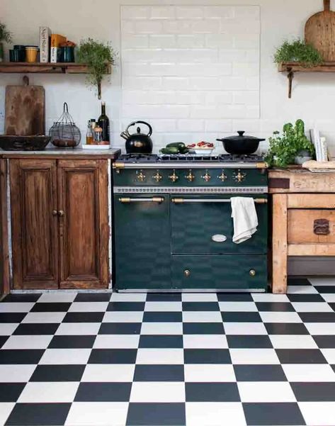 Checker floor tiles - retro-authentic 9" squares in 3 cheery patterns Checkerboard Floor Kitchen, Checkerboard Kitchen, Diner Style Kitchen, Checkered Floor Kitchen, White Kitchen Floor, Checkered Floor, Flooring Designs, Checkerboard Floor, Lvt Flooring