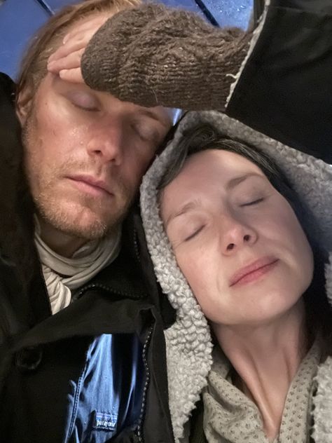 'Outlander' Wraps Filming Season 7 — Go Behind the Scenes With the Cast (PHOTOS) Outlander Season 7, Outlander Cast, Sam Heughan Caitriona Balfe, Outlander Casting, Sam Heughan Outlander, Sam And Cait, Claire Fraser, Outlander Book, Outlander Jamie