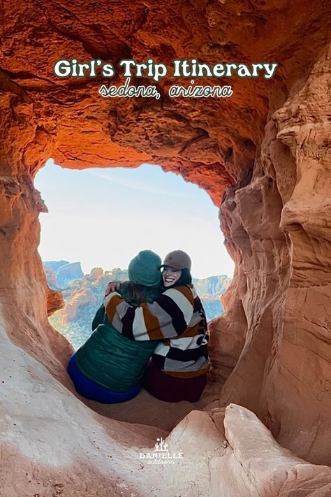 Looking to get away on a fun girl's weekend? Sedona is the PERFECT destination. Sedona Arizona Travel, Sedona Vortex, Weekend Itinerary, Arizona Travel, Sedona Arizona, Girls Weekend, Best Hikes, Red Rock, Weekend Trips