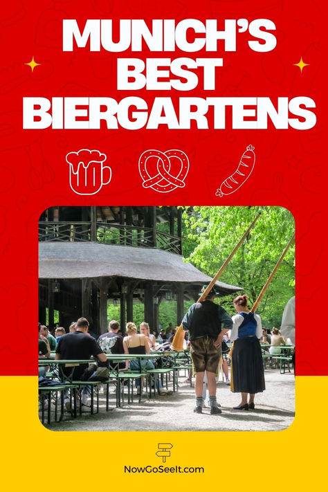 Explore the best beer gardens Munich has to offer. Iconic spots serving Munich craft beer. Discover where to enjoy Munich's best beer, including traditional Munich wheat beer. Whether you're seeking a classic Munich Germany beer garden or looking for a beer tasting in Munich, this guide highlights must-visit spots. From the best biergarten Munich has, like the Chinese beer garden Munich, to top beer houses and halls, you'll find the best biergartens in Munich for a beer garden Munich experience. Best Beer Gardens In Munich, English Garden Munich, Chinese Beer, Germany Beer, Visit Munich, Beer House, Beer Hall, Wheat Beer, Beer Tasting