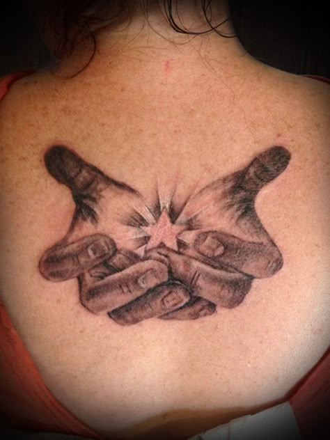 Masonry Cartel Cupped hands star black and grey tattoo Open Hands Tattoo Design, Cupped Hands Tattoo, Reaching Hands Tattoo, Tattoo Of Hands Holding Something, Open Hands Tattoo, God Hands Tattoo, Hands Holding Tattoo, Winner Tattoo, Tattoo Nick