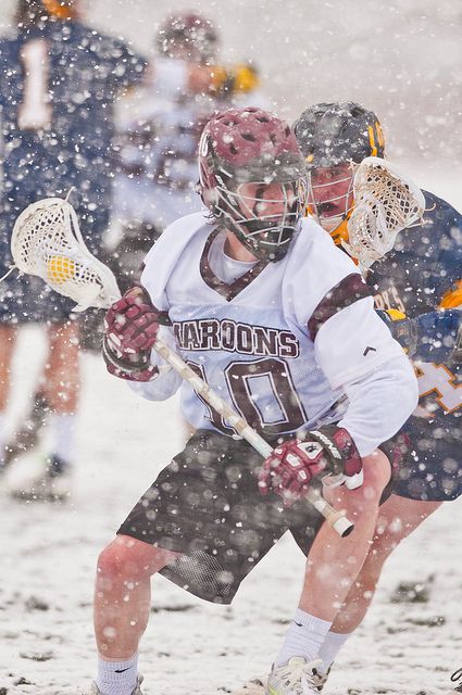 Lacrosse in the snow?!? The men's lacrosse team opened the 2012 season in the snow, beating St. Mary's 12-6. Roanoke College, College Lacrosse, Lacrosse Quotes, Softball Problems, Lacrosse Goalie, Lacrosse Gear, Lacrosse Team, Softball Quotes, Lacrosse Mom