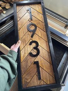 Diy Birthday Gifts For Friends, Outdoor Kitchen Design Layout, Remodeling Mobile Homes, House With Porch, Outdoor Kitchen Design, Address Sign, Back Patio, Woodworking Projects Diy, House Numbers