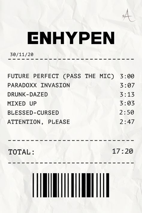 ENHYPEN KPOP RECEIPT SONGS Kpop Receipt, Enhypen Songs, Printable Tickets, Kpop Phone Cases, Diy Phone Case Design, Music Poster Ideas, Stickers Journal, Pop Stickers, Iphone Case Stickers