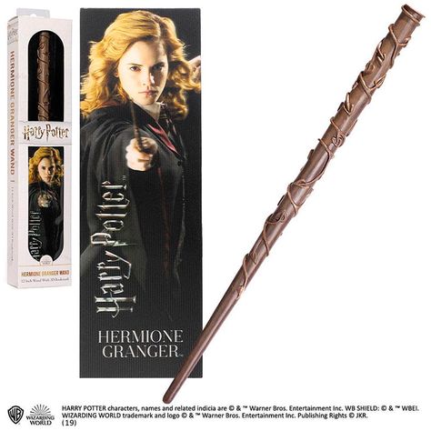 Hermiones Wand, Harry Potter Spell Book, Film Harry Potter, Noble Collection, Harry And Hermione, Harry Potter Hermione Granger, Harry Potter Spells, Harry Potter Wand, Harry Potter Hermione