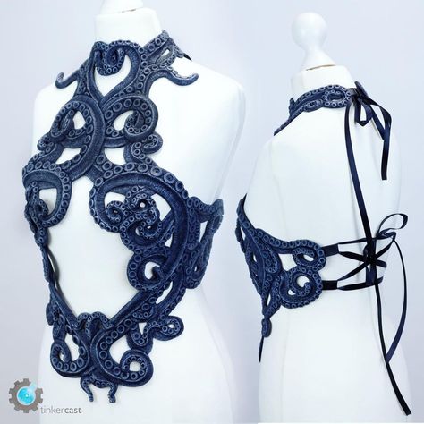 Crochet Harness Top, Crochet Harness, New Top Design, Lace Clothes, Costume Fashion, Costumes Ideas, Lace Outfit, Fashion Project, Fabric Projects