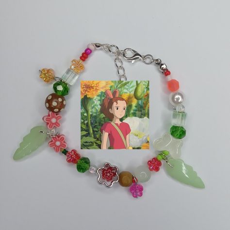 Studio Ghibli Beaded Bracelet, Ghibli Inspired Jewelry, Studio Ghibli Inspired Jewelry, Studio Ghibli Phone Charm, Studio Ghibli Bracelet, Ghibli Bracelet, Studio Ghibli Necklace, Ghibli Necklace, Studio Ghibli Jewelry