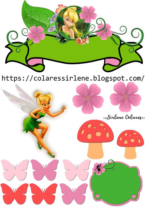 Tinkerbell Topper Printable, Tinkerbell Cake Topper, Tinkerbell Cake, Instagram Editing Apps, Birthday Cake Topper Printable, Editing Apps, Instagram Editing, Tinker Bell, Birthday Party Supplies