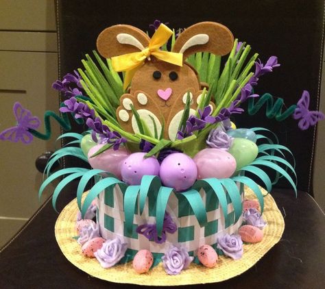 Easter Bonnet —  (897x800) Easter Hat Ideas, Easter Bonnets For Boys, Girls Easter Bonnet, Easter Bonnet Competition, Easter Bonnet Ideas, Dollar Tree Easter Decor, Easter Hat Parade, Adult Easter, Easter Hat