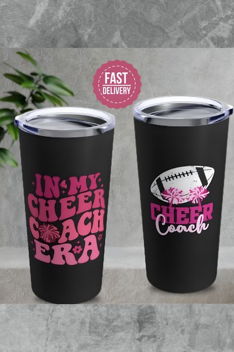 Cheer Coach Gift, In My Cheer Coach Era Cup, Cheer Coach Ice Coffee Cup, Cheer Coach Tumbler, Cheer Coach Gift Idea, Cheer Coach Libbey Cup I absolutely LOVE these tumblers! The perfect personalized gift for that special coach! Something they can use every day! ♥TUMBLER SPECIFICS: These are 20 oz and makes the perfect gift for family, friends, coworkers, or YOU! This re-usable tumbler is great for ice coffee, hot coffee, water, and all the other beverages. Coach Tumbler, Ice Coffee Cup, Cheer Coach Gifts, Cheer Coach, Cheer Stuff, Cheer Coaches, Ice Coffee, Coach Gift, Iced Coffee Cup