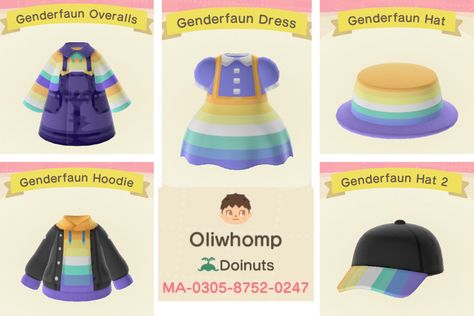 I finished the pride line of custom clothes in animal crossing 😊 I tried to stick to umbrella identities and sexualities plus ones that don’t fit under an umbrella, plus a couple i personally identify with. lmk if there are any additional flag requests, I have room for 1 or two more! See my board/pins for more flags! Creator code is MA-0305-8752-0247 feel free to share or use these designs as reference to make ur own❤️ Genderfaun Pride Animal Crossing New Horizons Custom clothes designs Acnh Pride Clothes, Genderfaun Flag, Animal Crossing Pride, Lgbt Flags, Acnh Patterns, Under An Umbrella, Animal Crossing Fan Art, Animal Crossing Memes, Gay Outfit